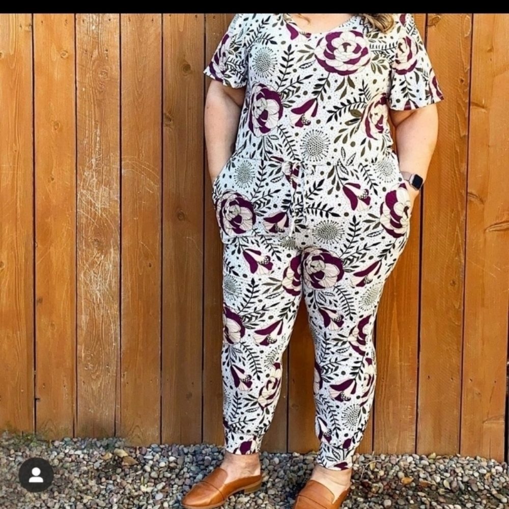 Lularoe Xoe Jumpsuit Size XL - Picture 2 of 13